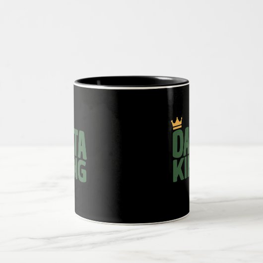 Data King Zweifarbige Tasse (Mittel)