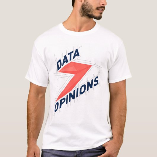 DATA > MEINUNGEN Männer T-Shirt | Geek Tee (Vorderseite)
