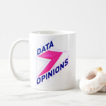 DATA > MEINUNGEN Tasse | Geek-Kaffeetasse - Hell