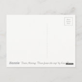 "Data Mining"-Fraktal Abstrakte Postkarte (Rückseite)