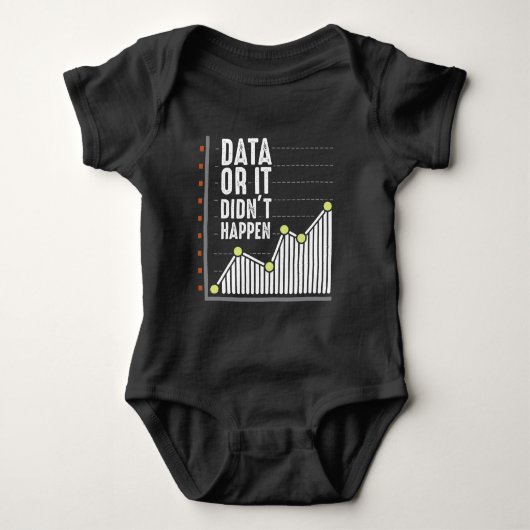 Data Nerd Behavior Analyst Statistics Scientist Baby Strampler (Vorderseite)