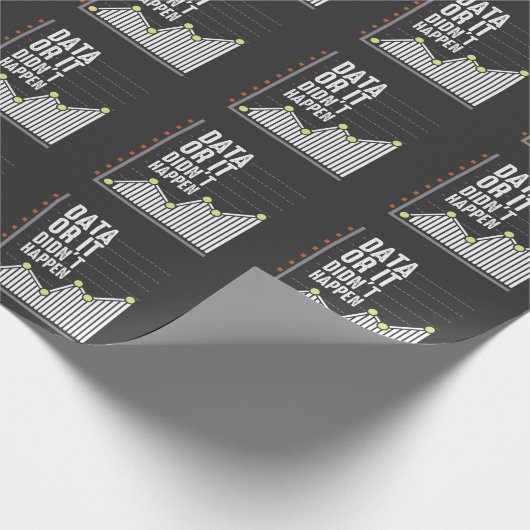 Data Nerd Behavior Analyst Statistics Scientist Geschenkpapier (Ecke)