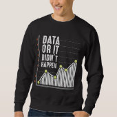 Data Nerd Behavior Analyst Statistics Scientist Sweatshirt (Vorderseite)