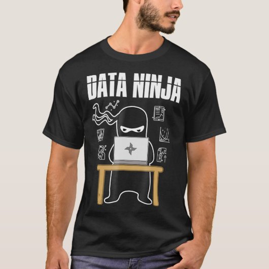 Data Ninja Data Analyst Gift Shirt (Vorderseite)