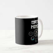 Data Ninja - Data Geek - Big Data Analysts Gift Kaffeetasse (VorderseiteRechts)