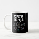 Data Ninja - Data Geek - Big Data Analysts Gift Kaffeetasse (Links)