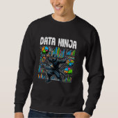 Data Ninja Funny Data Science Deep Learning for Da Sweatshirt (Vorderseite)
