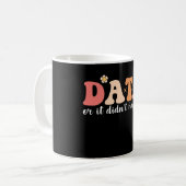 Data Oder Es Ist Nicht Geschehen Verhaltensanalyti Kaffeetasse (Vorderseite Links)