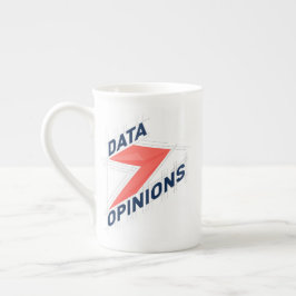 DATA > OPINIONS Bone China Mug | Geek Coffee Cup Porzellantasse