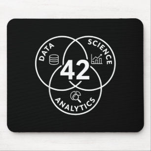 Data Science Analytics 42 Diagrammdesign Mousepad