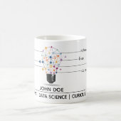 Data Science Business Card Kaffeetasse (Mittel)