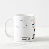 Data Science Business Card Kaffeetasse (Links)