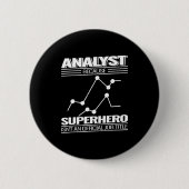 Data Science Datenanalyst Daten Technologie Statis Button (Vorderseite)
