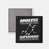 Data Science Datenanalyst Daten Technologie Statis Magnet (Vorderseite/Rückseite)