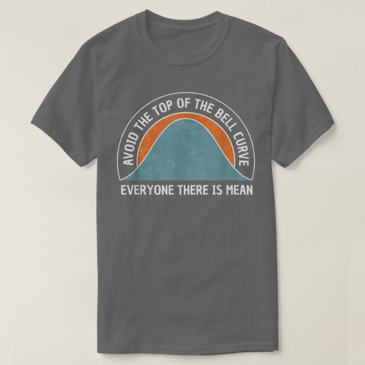 Data Science Datum Engineer - Bell Curve Data Scie T-Shirt (Design vorne)
