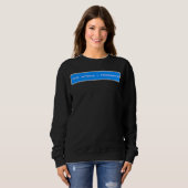 Data Science ist größer als Programmieren Data Sc Sweatshirt (Vorne ganz)