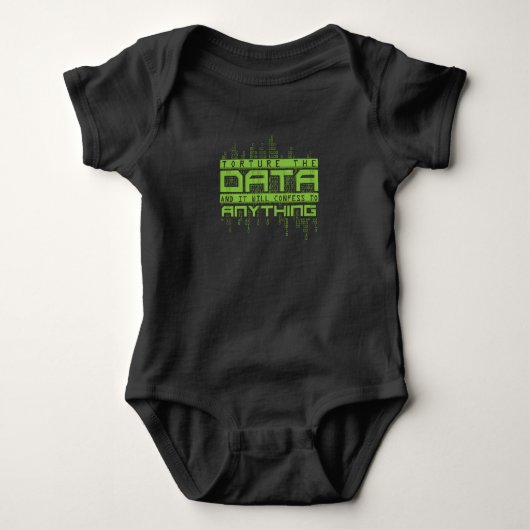 Data Scientist Analyst Engineer Baby Strampler (Vorderseite)