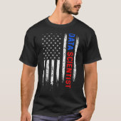 Data Scientist Brain Data Science Mining Analyst P T-Shirt (Vorderseite)