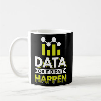 Data Scientist Data Analyst Data Miner Kaffeetasse