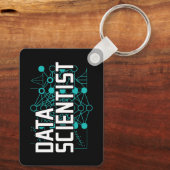 Data Scientist Data Analyst Geschenk Schlüsselanhänger (Rückseite)