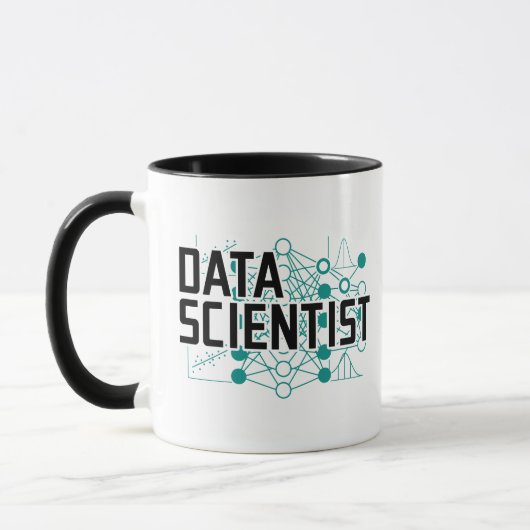 Data Scientist Data Analyst Geschenk Tasse (Links)
