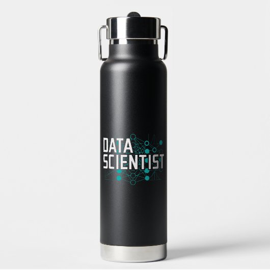 Data Scientist Data Analyst Geschenk Trinkflasche (Vorderseite)