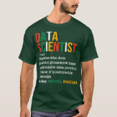Data Scientist Definition Funny Data Analyst T-Shirt (Vorderseite)
