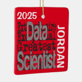 Data Scientist Extraordinaire BENUTZERDEFINIERT Keramikornament (Rechts)