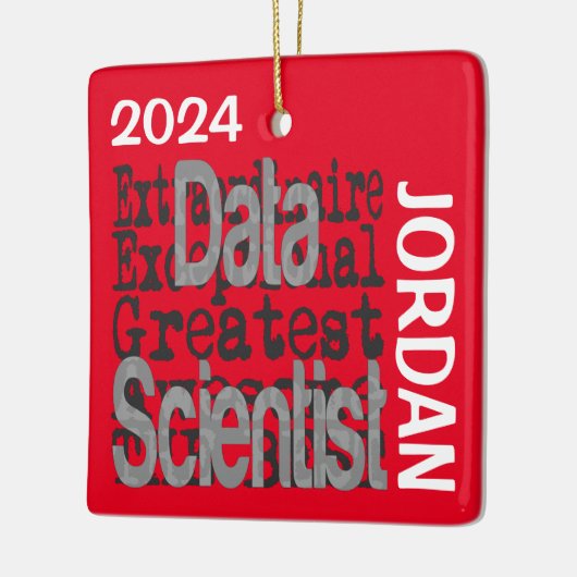 Data Scientist Extraordinaire CUSTOM Keramikornament (Links)