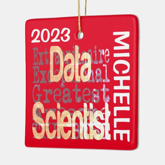 Data Scientist Extraordinaire CUSTOM Keramikornament (Links)
