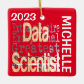 Data Scientist Extraordinaire CUSTOM Keramikornament (Vorderseite)