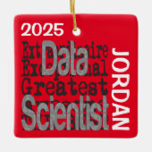 Data Scientist Extraordinaire CUSTOM Keramikornament (Vorderseite)