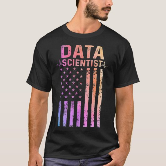Data Scientist Inspiriere Data Science Mining Anal T-Shirt (Vorderseite)