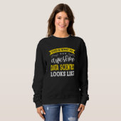 Data Scientist Job Titel Mitarbeiter Arbeitnehmer Sweatshirt (Vorne ganz)