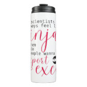 Data Scientist Ninjas (für Frauen in der Technik) Thermosbecher (Vorderseite)
