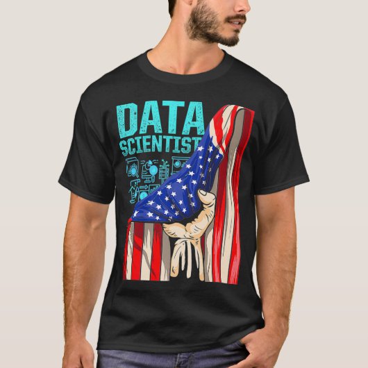 Data Scientist Pride Plan Data Science Mining Anal T-Shirt (Vorderseite)