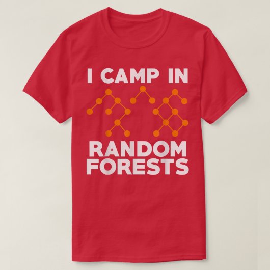 Data Scientist Random Forest Data Science Mining A T-Shirt (Design vorne)