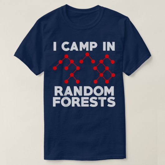 Data Scientist Random Forest Data Science Mining A T-Shirt (Design vorne)