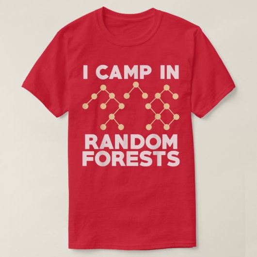 Data Scientist Random Forest Data Science Mining A T-Shirt (Design vorne)