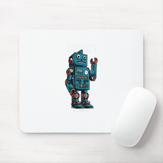 Data Scientist Robot Design Mousepad (Mit Mouse)