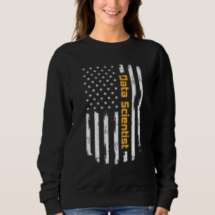 Data Scientist Stolz Carrer Vintage Amerikanische Sweatshirt