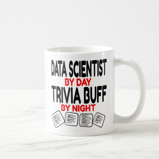 Data Scientists-Lieben Trivia Kaffeetasse (Rechts)