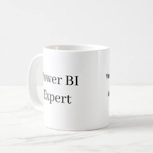 Data Scientist's Real Job - BI Expert/Excel Kaffeetasse (Vorderseite Links)