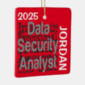 Data Security Analyst Extraordinaire CUSTOM Keramikornament (Rechts)