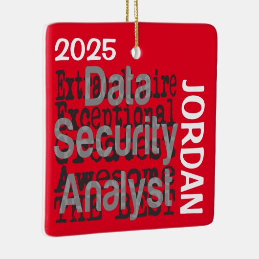 Data Security Analyst Extraordinaire CUSTOM Keramikornament (Rechts)