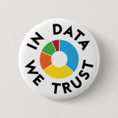 Data We Trust Abzeichen Button (Vorderseite)