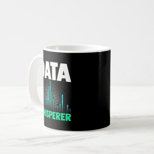 Data Whisperer Funny Science Analyst Software Engi Kaffeetasse (Vorderseite Links)