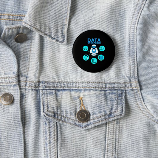 Data Whisperer Tech Engineer Mis Analyst Software  Button (Beispiel)