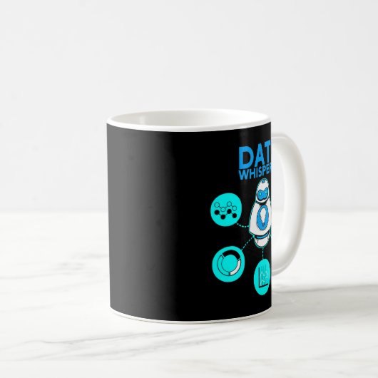 Data Whisperer Tech Engineer Mis Analyst Software  Kaffeetasse (VorderseiteRechts)