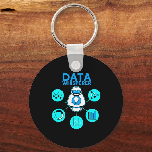 Data Whisperer Tech Engineer Mis Analyst Software  Schlüsselanhänger (Vorderseite)